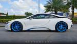 BMW i8 Matte White by MetroWrapz 2016 года